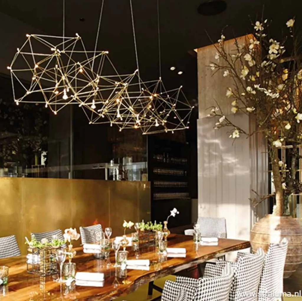 Straluma Hanglamp Universe staal 125+2x downlight> Hanglampen|Eettafellampen