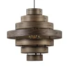 Straluma Hanglamp Walnut  zwart / walnoot hout> Woonkamerlampen|Slaapkamerlampen