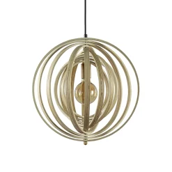Straluma Hanglamp Woody 44 hout naturel> Hanglampen|Eettafellampen