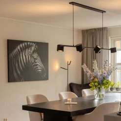 Straluma Hanglamp zwart 6L spot incl. gu10-111><noscript><img width=