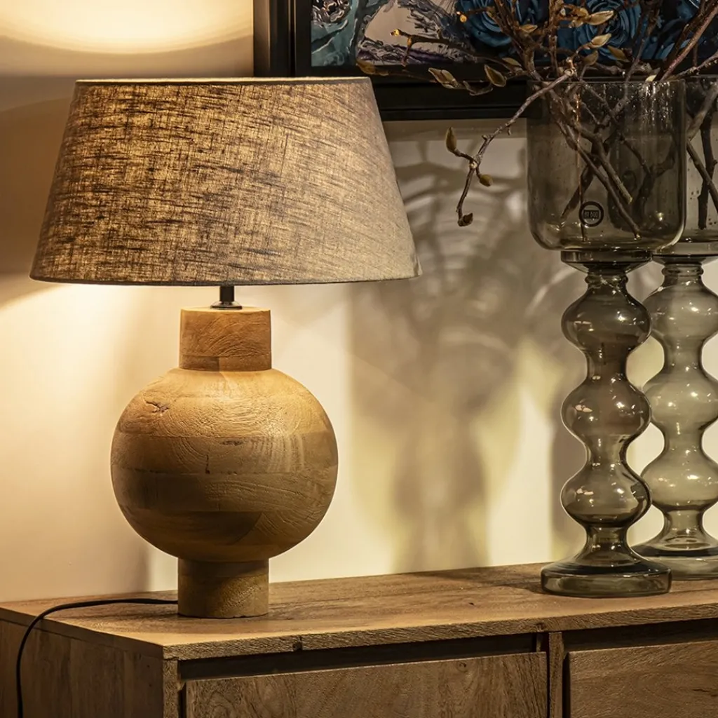 Straluma Houten lampvoet Barumi Light and Living> Tafellampen|Lampenvoeten