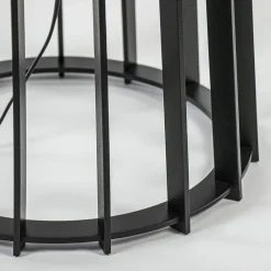 Straluma Houten lampvoet mat zwart exclusief kap><noscript><img width=