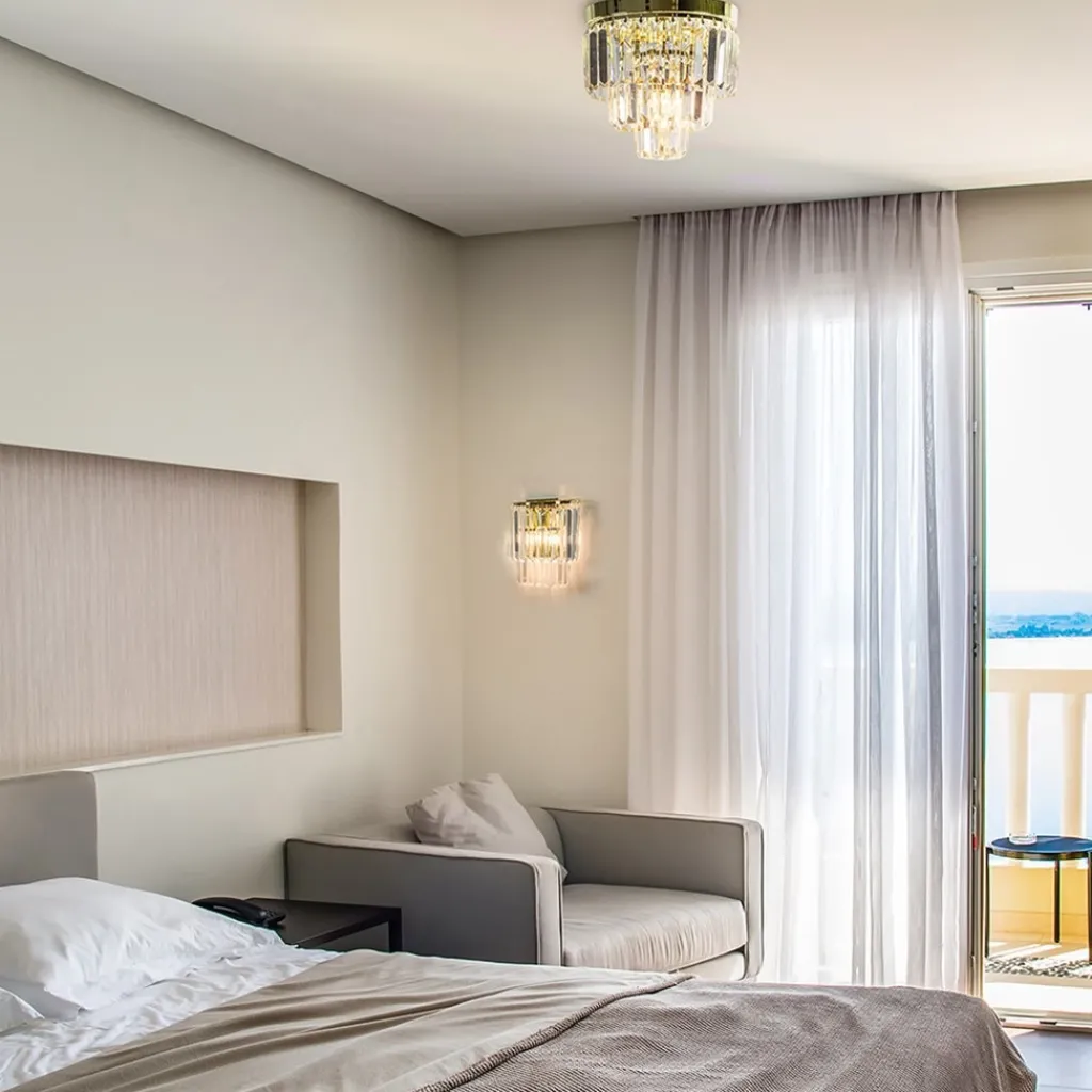 Straluma Klassieke plafondlamp goud met helder glas> Plafondlampen|Klassieke Verlichting