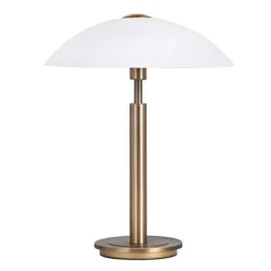 Straluma Klassieke tafellamp brons touchdimmer> Nachtkastlampen|Touch Lampen