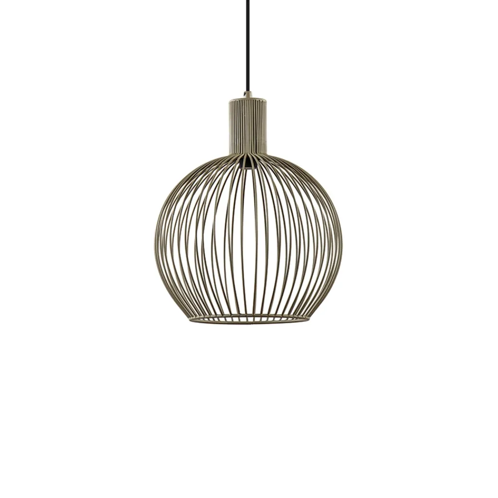 Straluma kleine draad hanglamp mat zand met zwart> Hanglampen|Eettafellampen