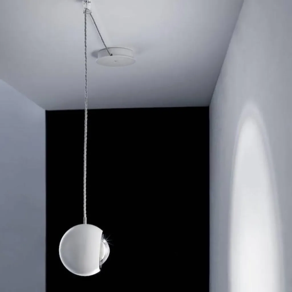 Straluma Kleine Italiaanse design hanglamp LED bol Spider wit> Hanglampen|Videverlichting