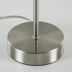 Straluma Kleine lampvoet Houston nikkel exclusief kap> Tafellampen|Light and Living