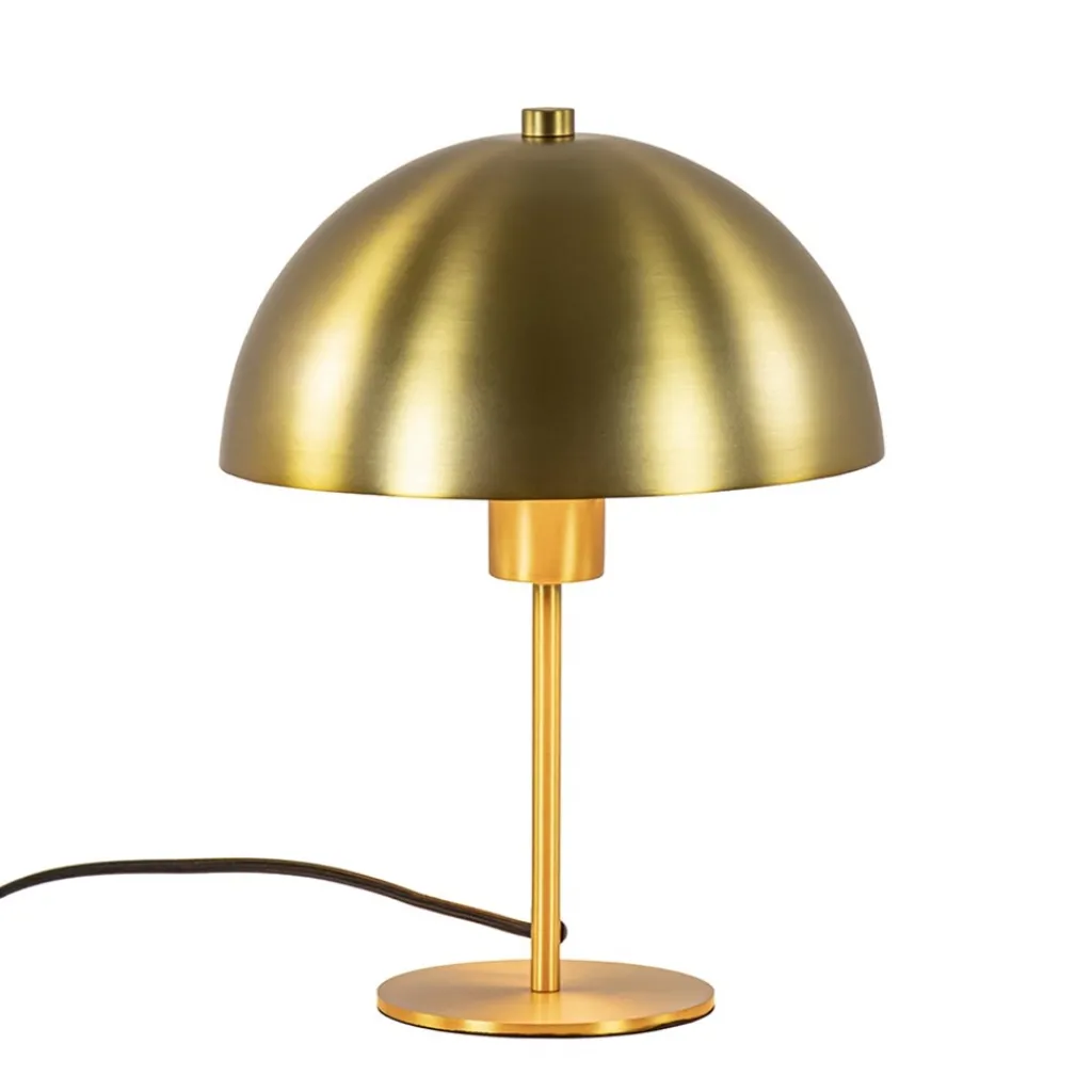 Straluma Kleine retro tafellamp Merel antiek brass> Tafellampen|Light and Living