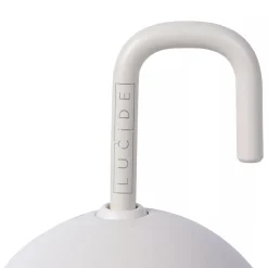 Straluma Kleine ronde buitenlamp met USB wit><noscript><img width=