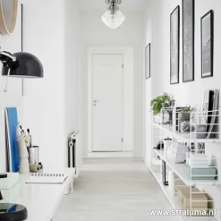 Straluma Kleine stalen plafondlamp glas helder><noscript><img width=