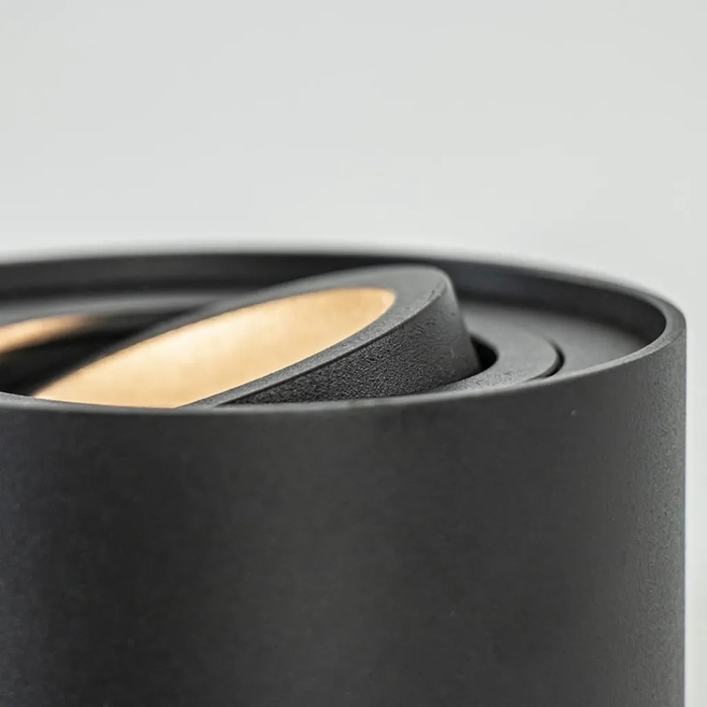 Straluma Kleine tafellamp spot mat zwart metaal> Woonkamerlampen|Slaapkamerlampen