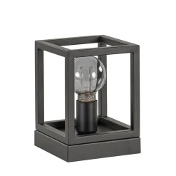 Straluma Kleine tafellamp vierkant frame zwart> Woonkamerlampen|Slaapkamerlampen