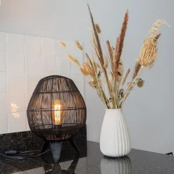 Straluma Kleine tafellamp Yumi mat zwart><noscript><img width=