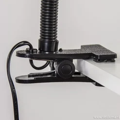 Straluma Klemplamp bureau/tafel zwart zilvergrijs><noscript><img width=