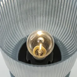 Straluma L&L tafellamp op batterijen Phoebe blauw-grijs groot><noscript><img width=