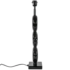 Straluma Lampvoet Maan shiny zwart exclusief kap><noscript><img width=