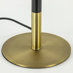 Straluma Lampvoet Rodrigo antiek brons / mat zwart excl. kap> Tafellampen|Lampenvoeten