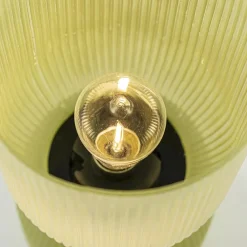 Straluma Landelijke Light and Living tafellamp olijfgroen op batterijen Phoebe><noscript><img width=