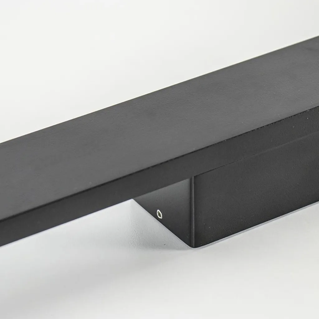 Straluma Langwerpige LED buitenlamp zwart 144 cm> Wandlampen|Buitenlampen