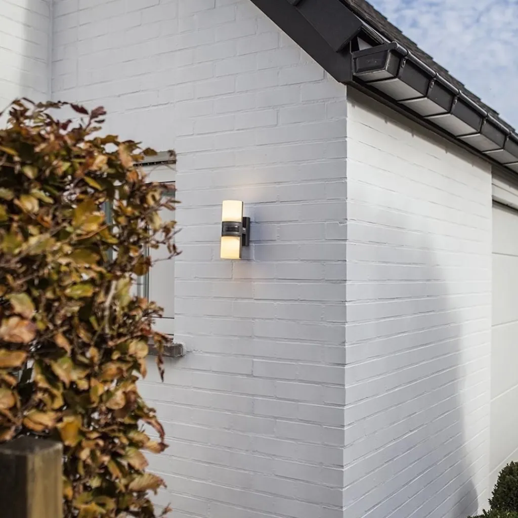 Straluma LED buitenlamp cilinder draaibaar inclusief bewegingssensor> Wandlampen|Buitenlampen