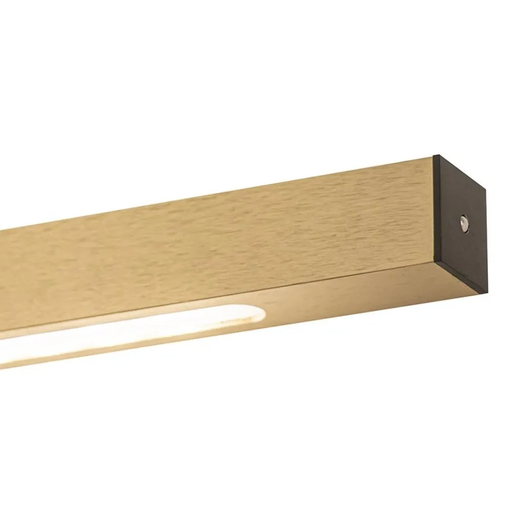 Straluma LED hanglamp aluminium mat zwart met mat goud dimbaar> Hanglampen|Eettafellampen