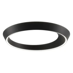 Straluma LED plafondlamp Tidal mat zwart> Plafondlampen|LED Plafondlampen