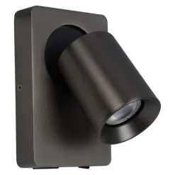 Straluma LED wandspot zwart staal met USB aansluiting> Wandlampen|LED Wandlampen