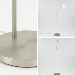 Straluma Leeslamp Denia Flex nikkel dim-to-warm><noscript><img width=