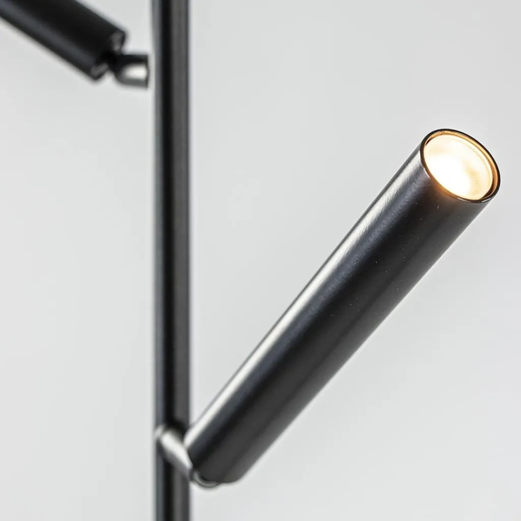 Straluma Leeslamp Flute 2l zwart dim-to-warm> Vloerlampen|Leeslampen