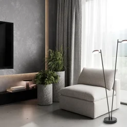 Straluma 2-Lichts design vloerlamp LED op batterij dimbaar><noscript><img width=