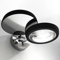 Straluma 2-Lichts design wandlamp Nautilus zwart/chroom><noscript><img width=