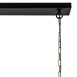 Straluma 2-Lichts hanglamp Khedira mat zwart/brons><noscript><img width=