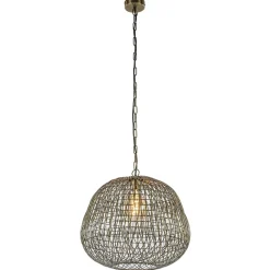 Straluma Light & Living hanglamp Alwina brons draad> Light and Living|Keukenverlichting