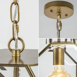 Straluma Light & Living hanglamp Lennox brons met helder glas><noscript><img width=