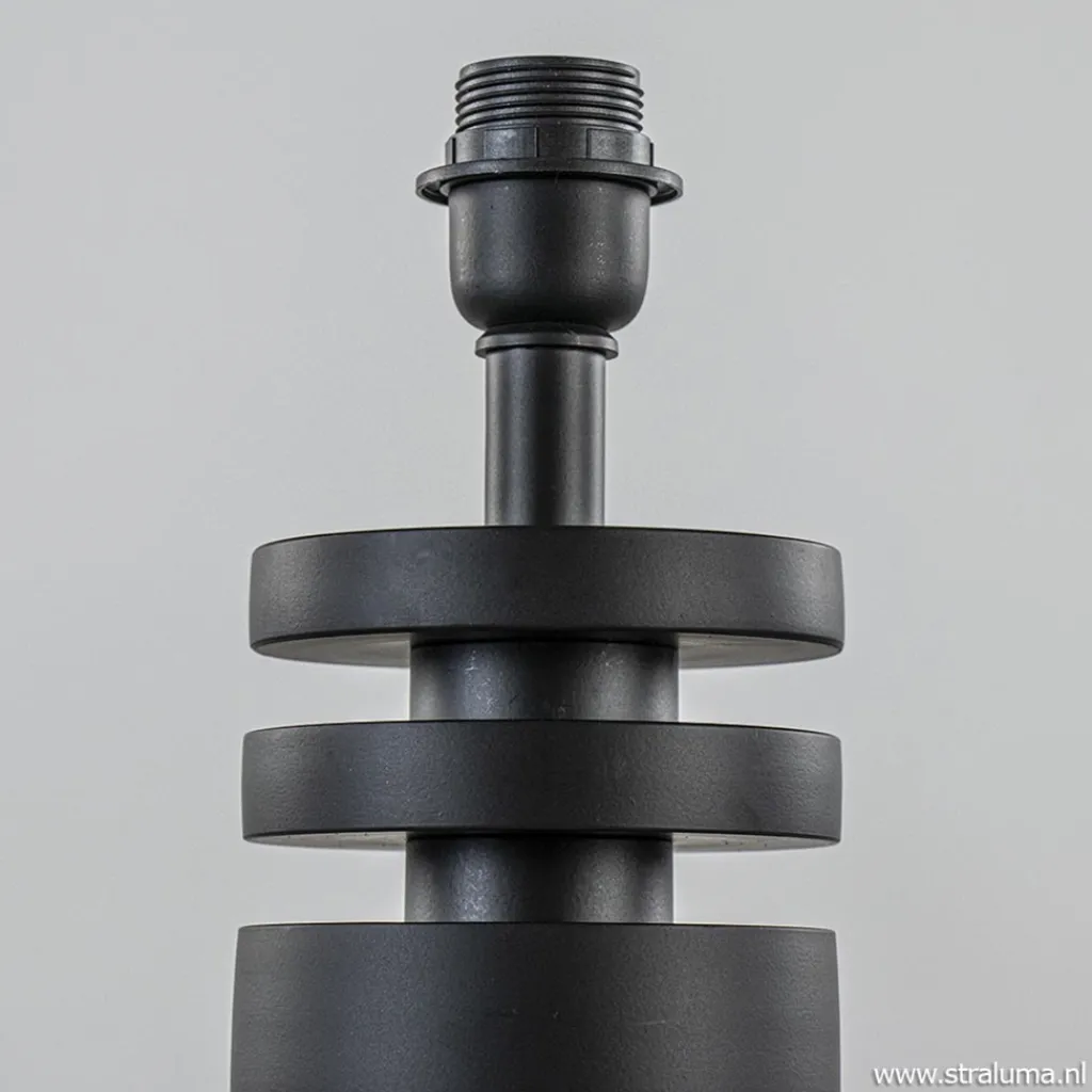 Straluma Light & Living lampvoet Desley mat zwart> Tafellampen|Lampenvoeten