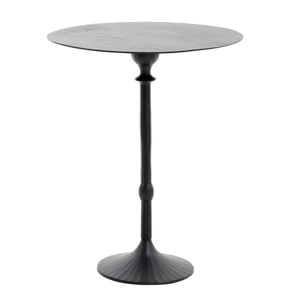 Straluma Light and Living bijzettafel Janna 50x60 cm mat zwart> Light and Living|Bijzettafels