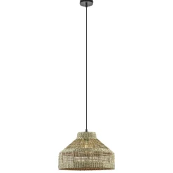 Straluma Light and Living hanglamp Latika zeegras naturel> Light and Living|Woonkamerlampen