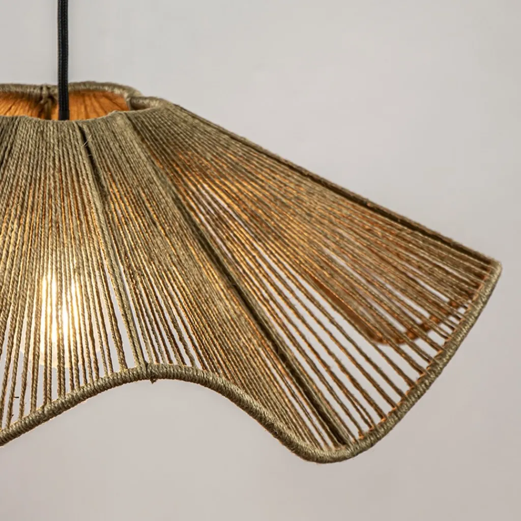 Straluma Light and Living hanglamp Fodara jute naturel> Hanglampen|Eettafellampen