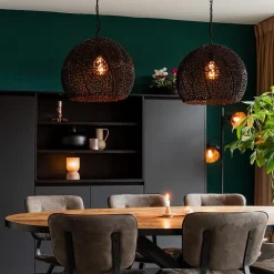 Straluma Light and Living hanglamp Sinula mat zwart 45 cm><noscript><img width=