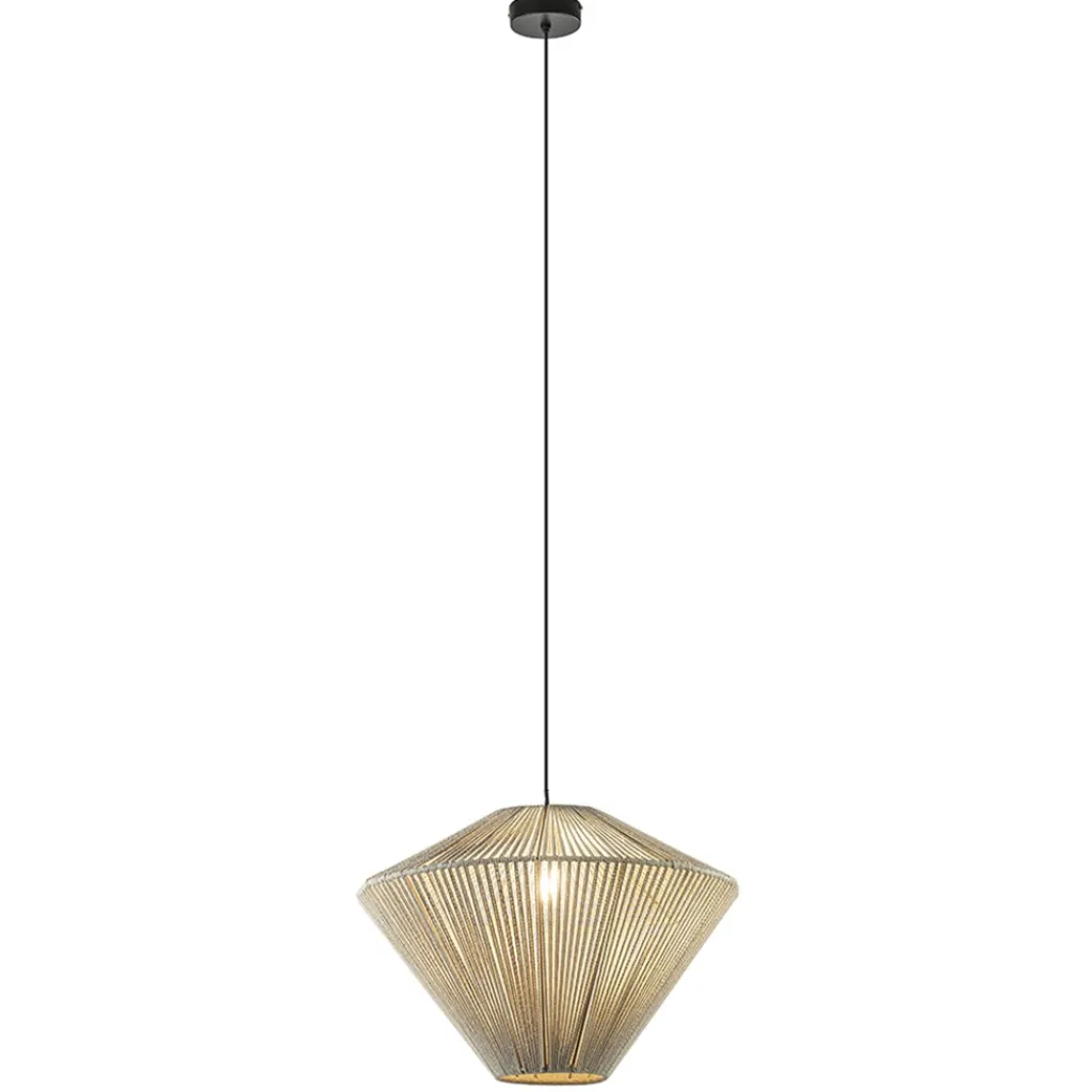 Straluma Light and Living hanglamp Felida crème 53 cm> Hanglampen|Eettafellampen