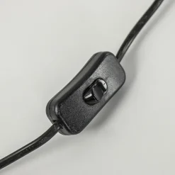 Straluma Light and Living lampvoet Paolo zwart hout excl. kap><noscript><img width=