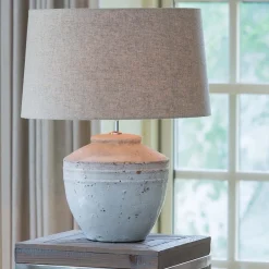 Straluma Light and Living lampvoet Toba wit 25x35 cm><noscript><img width=