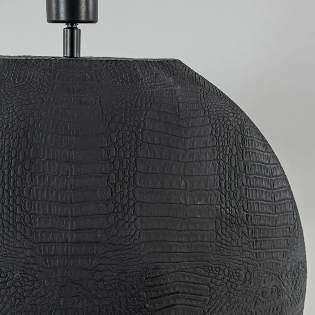 Straluma Light and Living lampvoet Skeld mat zwart groot> Tafellampen|Lampenvoeten