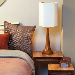 Straluma Light and Living lampvoet Jovany wood oil brown><noscript><img width=