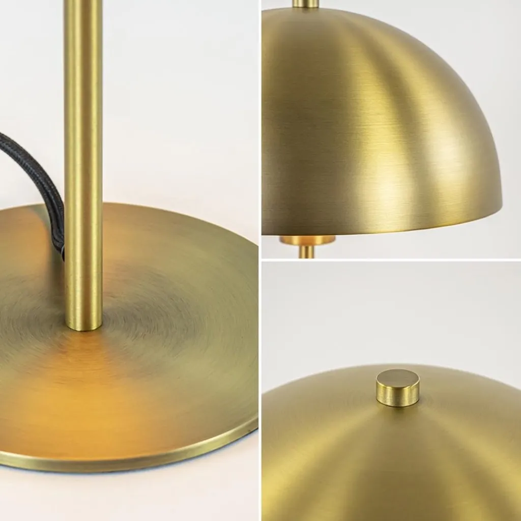 Straluma Light and Living tafellamp Merel antiek brass> Tafellampen|Light and Living