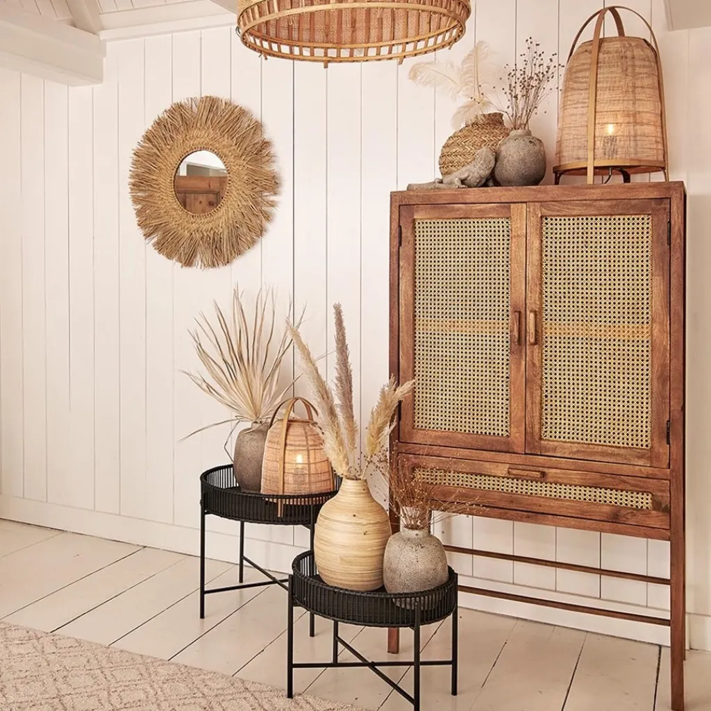 Straluma Light and Living tafellamp Jacinto naturel 60 cm> Light and Living|Woonkamerlampen