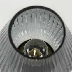 Straluma Light and Living tafellamp Tajera op batterij grijs/goud><noscript><img width=