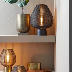 Straluma Light and Living tafellamp Suneko antiek brons><noscript><img width=