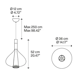 Straluma Luxe design hanglamp Sky-Fall chroom glas inclusief LED><noscript><img width=