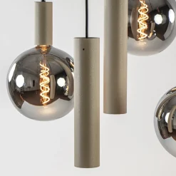 Straluma Luxe hanglamp 5-lichts rond quartz><noscript><img width=